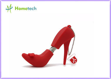 2.0 Yüksek topuklu ayakkabılar kişiselleştirilmiş küçük USB Flash Bellek Disk, moda 2D 3D ayakkabı Özelleştirmek PVC 16 GB Karikatür USB ANAHTAR