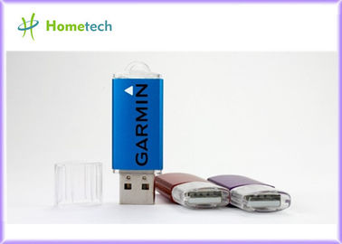 2020 Özelleştirilmiş mavi USB Dikdörtgen promosyon hediye için logo baskı ile USB Hediye Plastik USB Bellek