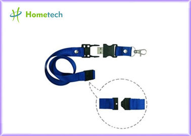 8GB / 16GB Mavi Kordon USB Flash bir okulun öğretim kadrosu veya öğrenci için High Capacity Sürücüler
