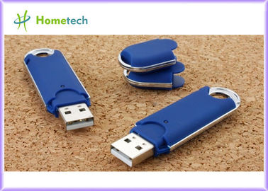 Mavi Özelleştirilmiş Plastik USB Flash Sürücü 2GB / 4GB / 8GB flashdrives
