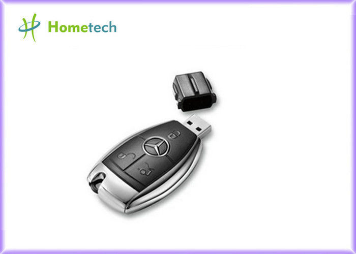 Yaratıcı Siyah + Gümüş Araba anahtarı şeklindeki usb flash sürücü 512 MB 1 GB 2 GB 4 GB 8 GB 16 GB 32 GB