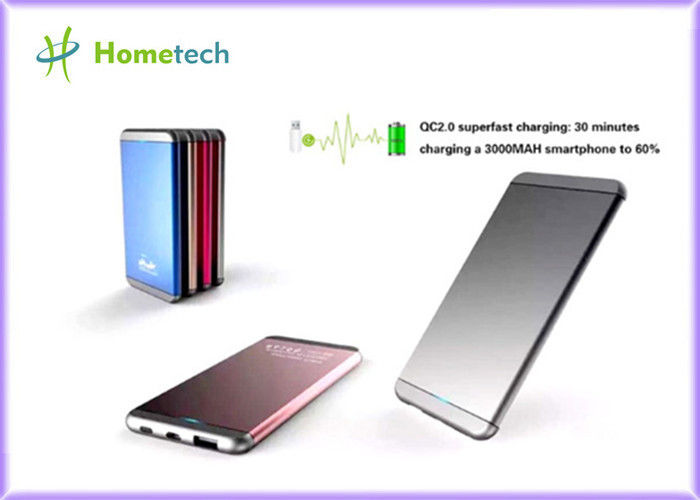 5000mAh Hızlı Ruj Güç Bankası, QC 2.0 Iphone7 Ekstra Pil Şarj Şarj