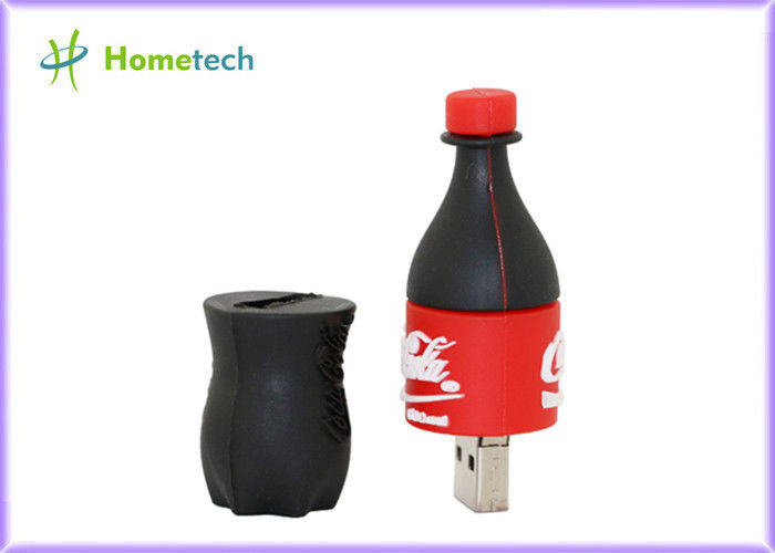 Pepsi şişeleri PVC Özelleştirilmiş USB Flash Sürücü / hediye Kişiselleştirilmiş Usb Memory Stick