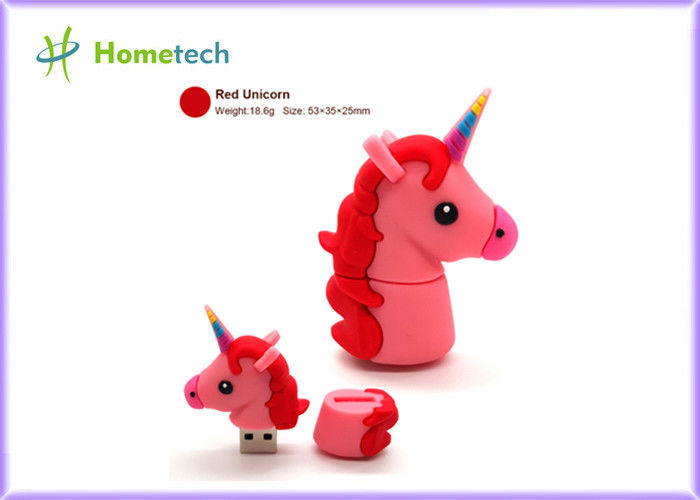 Promosyon Unicorn Gerçek Kapasiteli At Kalemi Sürücü, Micro Usb Memory Stick Minion