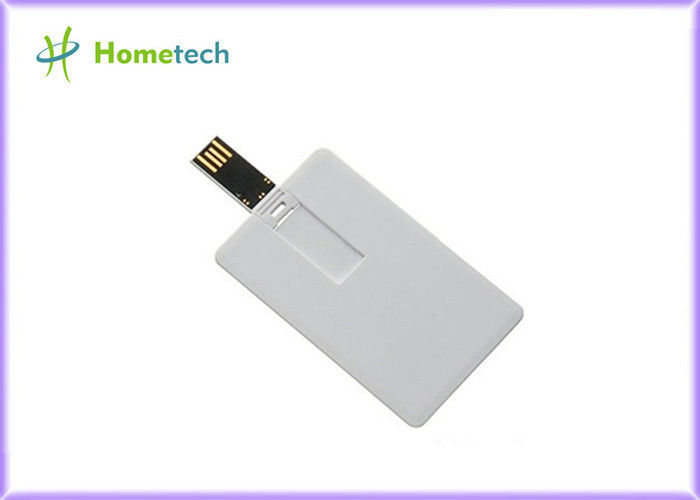 Beyaz Kredi Kartı USB Depolama Cihazı Okul için iş ve tatil hediyesi / Öğrenci
