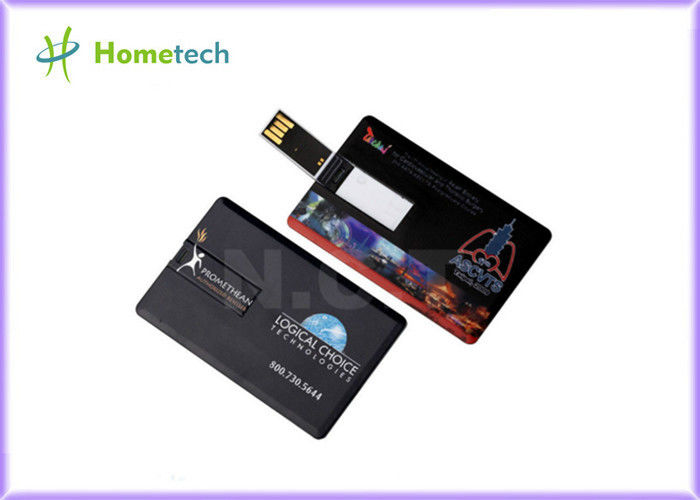 Promosyon Kredi Kartı USB Depolama Cihazı Ultra İnce Kredi Kartı Şekilli Özel Logo