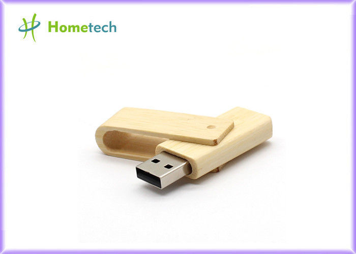 LOGO Özelleştirilmiş Ahşap USB Flash Sürücü 16MB / S Okuma Hızı 8GB / 16GB