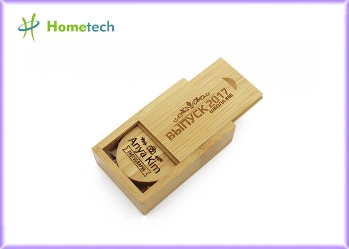 Pingpong USB Ahşap Bellek Çubukları 2GB / 4GB% 100 Gerçek Kapasite HT-763