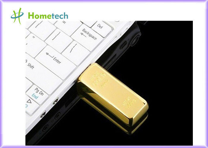 Yaratıcı tasarım Gold Bar USB Flash Sürücü Bellek Disk 2GB / 4GB / 8GB / 16GB / 32GB