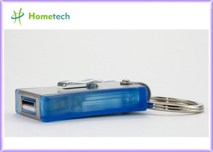 Orijinal Chip ile 8GB / 16GB Promosyon Plastik USB Flash Sürücü Anahtarlık 3D Pendrive