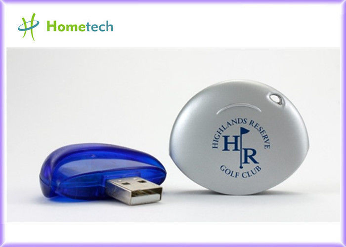 Mavi renk şirket hediye USB birden parlamak götürmek, plastik USB bellek ile Logo, ucuz 512 MB Pen Drive
