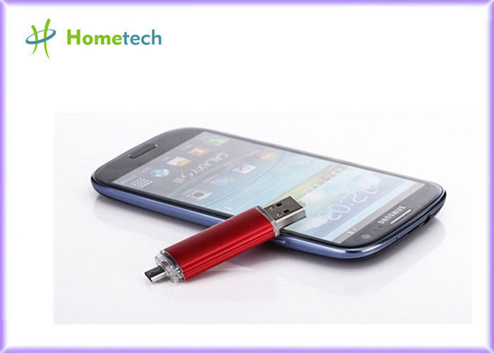 2GB Yüksek Hızlı OTG Cep Telefonu USB Flash Sürücü U Disk Mavi, 10MB / s