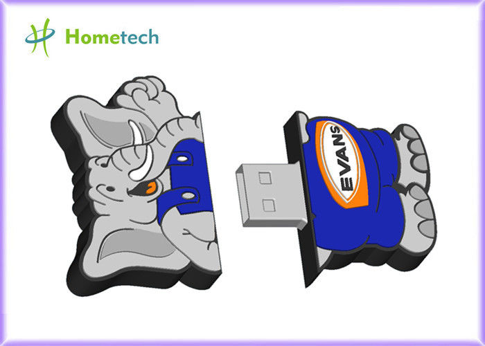 Hayvan Özelleştirilmiş USB Flash Sürücü, Fil Karikatür USB Flash Sürücü