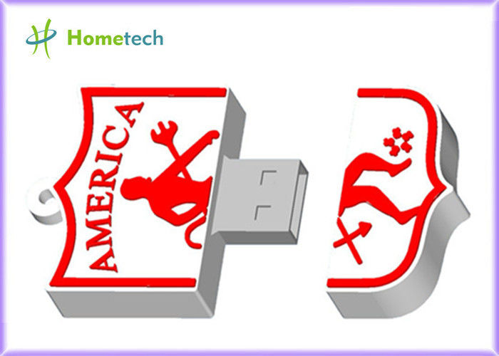 Tüm satışı - AMERIC Logo Karikatür Hafıza Flash Sürücü / Karikatür Karakter USB Flash Sürücü