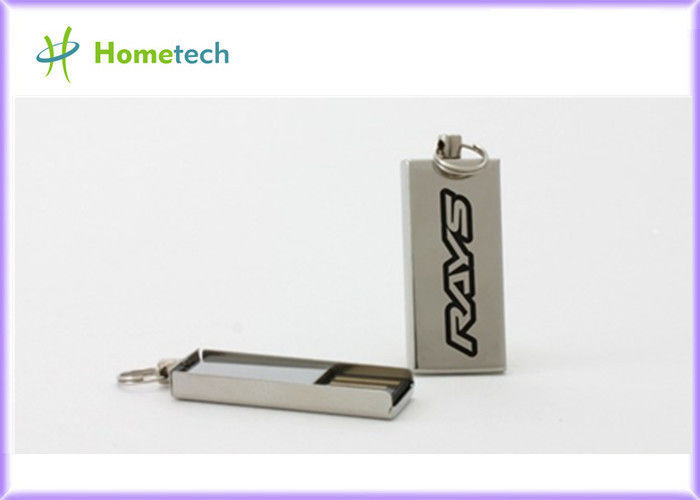 Süper İnce Alüminyum Alaşım 8GB Meydanı Mini USB Bellek Küçük Hediye USB Sürücü