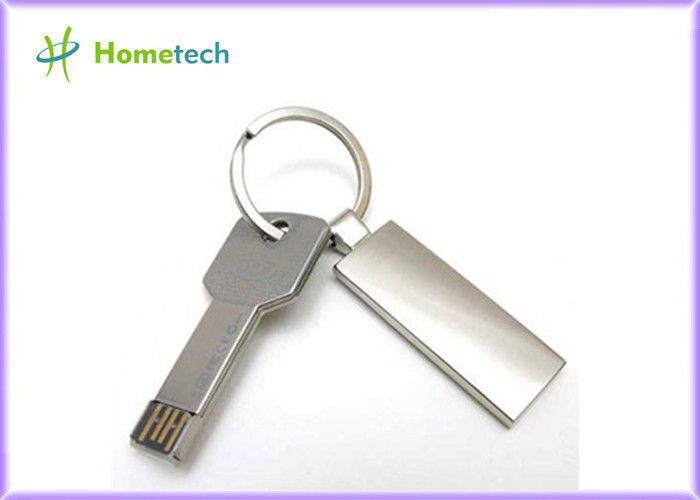 Metal 1GB 2GB 4GB 8GB 16GB Ekstra İnce Anahtar Şekilli USB / Anahtar USB PEN