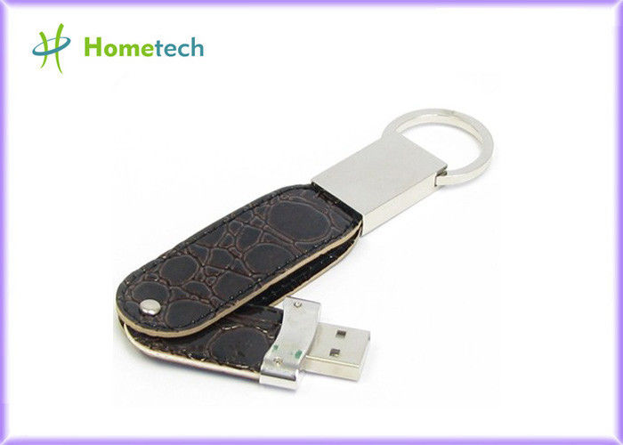 16GB / 32GB Deri USB Flash Disk, Dikdörtgen Bellek Pen Drive