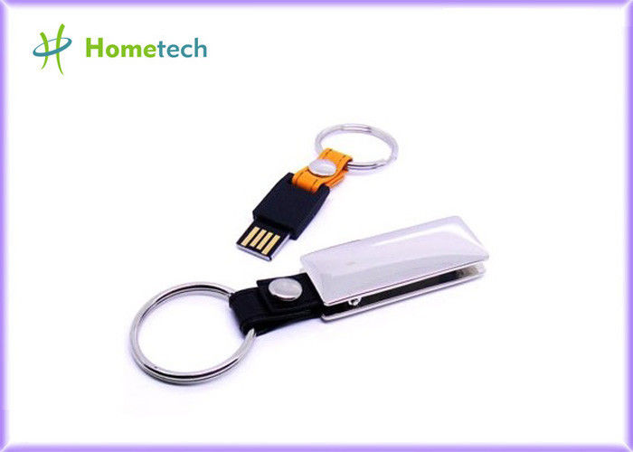 Mini deri USB birden parlamak yuvarlak yüzey / mikro 8GB Flash sürücü