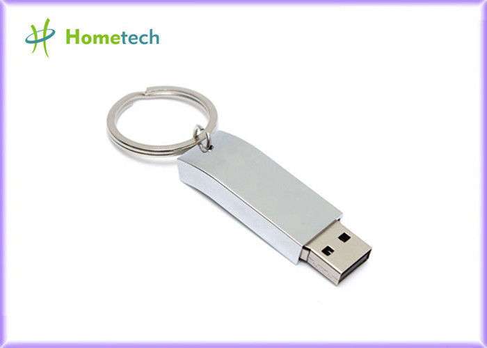 Gümüş 16GB / 32 GB Metal Thumb Sürücüler İş Hediyeler İçin USB 2.0 Arabirim Türü