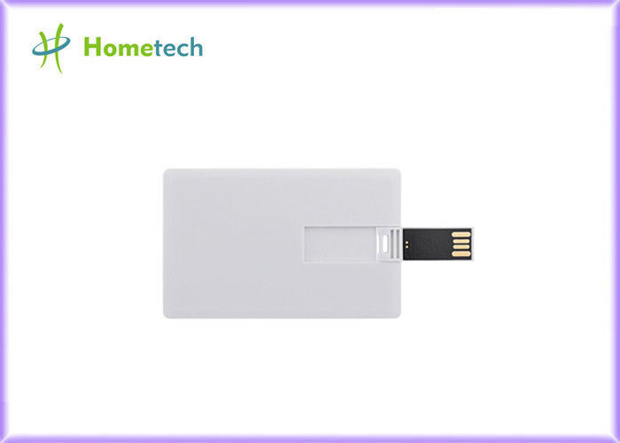 Tam Renkli Baskı Kredi Kartı Usb Flash Sürücü 8GB USB 2.0 Plastik Kalem Özelleştirilmiş