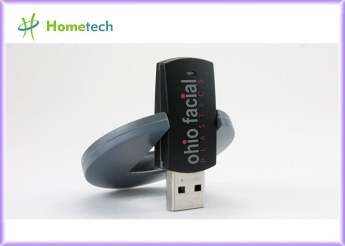 Şerit Plastik USB Flash Sürücü Dairesel Şekil Öğrenci için 1GB 2GB 4GB