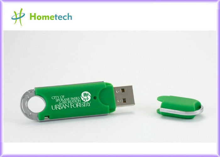 Mavi Özelleştirilmiş Plastik USB Flash Sürücü 2GB / 4GB / 8GB flashdrives