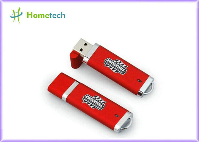 Windows 98 ile dayanıklı dikdörtgen plastik USB birden parlamak götürmek kırmızı