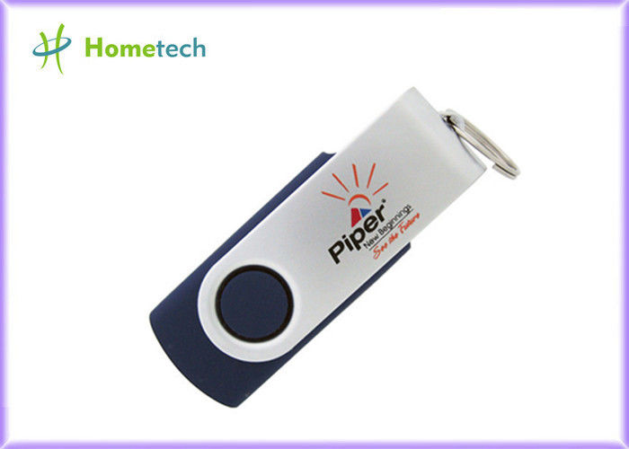 Özelleştirilmiş Döner U disk, Alüminyum Zırh / Işık ile Büküm USB stickler paypal 1- 64GB kabul LED