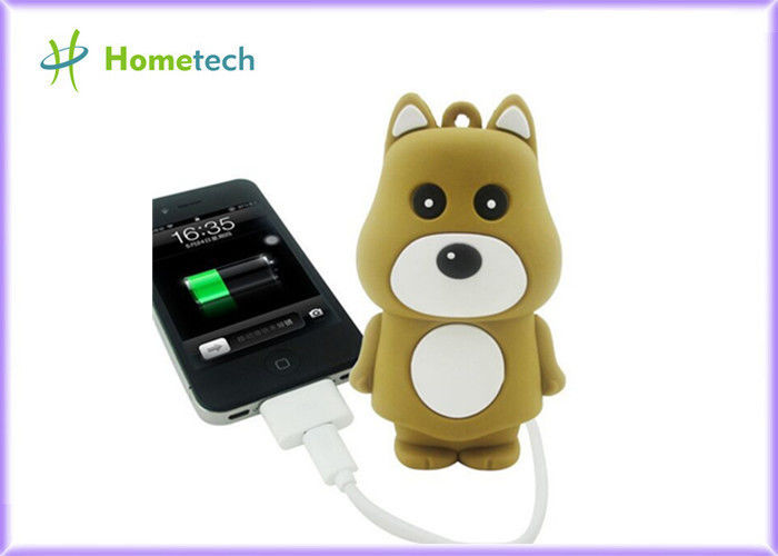 Cep Telefonu İçin Mini Sevimli Şarj Edilebilir Powerbank Şık Bear Şekli