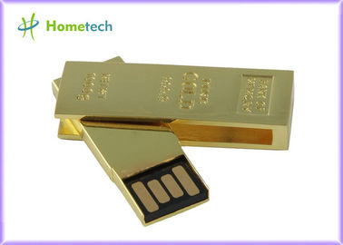 Ofis Dikdörtgen Altın Büküm USB stickler Dosya Transferi Ismarlama