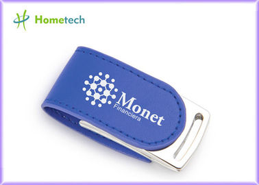 satın al Promosyon Ürün için CE Mavi Eko Deri USB Flash Disk 4GB Çevrimiçi üretim