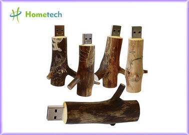 satın al Novetly 2.0 ağaç dalı Ahşap USB Flash Sürücü promosyon 4GB 8GB 16GB 32GB Çevrimiçi üretim