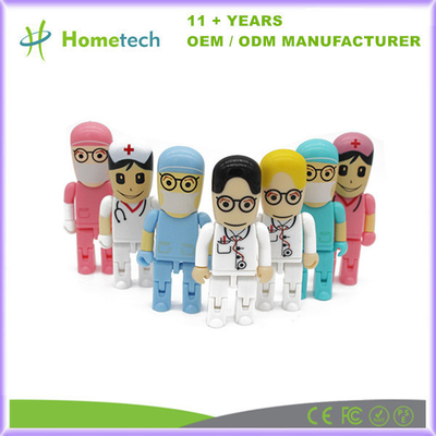 satın al Doctor Shape Plastik USB Flash Drive Bellek Kılavuzu 8GB 16GB 32GB 3D USB 3.0 Flash Drive Çevrimiçi üretim