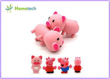 satın al Mutlu Büyük Aile Pembe Domuz Özelleştirilmiş Usb Flash Sürücü, kişiselleştirilmiş Usb Anahtar Özelleştirilmiş PVC şekilli USB flash sürücü 4 gb 8g Çevrimiçi üretim