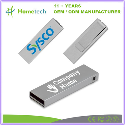 satın al 2.0/3.0 USB Flash Drive 8GB 16GB 32GB 64GB 128GB Mini Pendrive Metal Klip Bellek Kılavuzu Çevrimiçi üretim