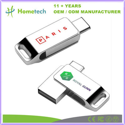 satın al Gümüş Su geçirmez C Tipi USB Flash sürücüsü Büyük Kapasiteli 512GB Özel Çevrimiçi üretim