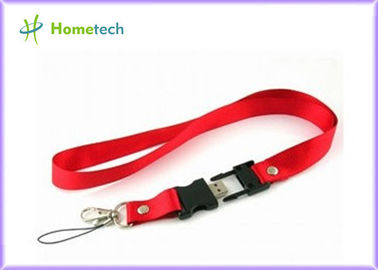 satın al 32GB Kırmızı İpi USB Flash Gravür, Kolye için 2.0 Bellek Sürücüler Çevrimiçi üretim