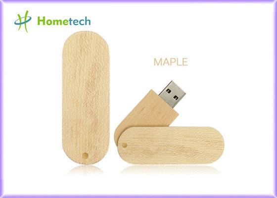 satın al Akıllı Cihaz için OEM Logo Akçaağaç Ahşap USB Flash Sürücü 4GB 8GB 16GB Kapasite Çevrimiçi üretim