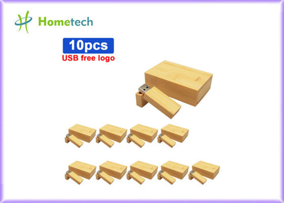 satın al Ahşap Kutu ile Geri Dönüşümlü Ahşap Bambu USB Flash Sürücü 16GB 3.0 Çevre Dostu Çevrimiçi üretim