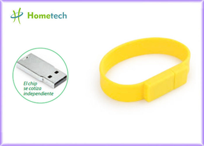 Esnek Benzersiz Wrisband USB Flash Sürücü Promosyon Silikon USB Memory Stick