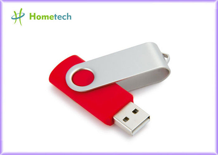 Kırmızı Twister Döner Usb Flash Disk Mini USB başparmak götürmek Çubuk Metal
