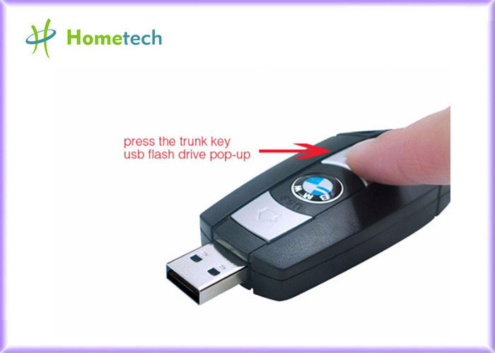 Siyah büyük kapasiteli Plastik USB Flash Sürücü, hızlı USB 2.0 özel usb cihaz