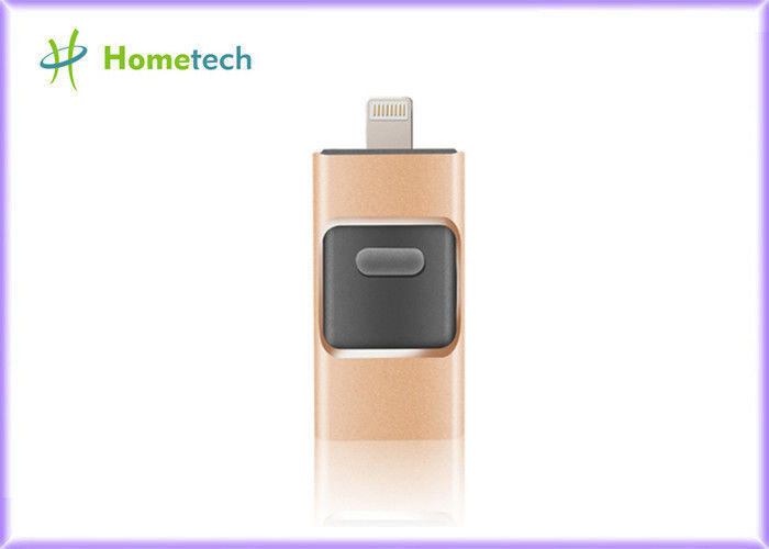 IOS / Android için Cep Telefonu USB Flash Sürücüsü, Alüminyum Alaşımlı Malzemeli I-Kolay Sürüş