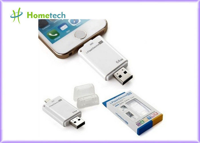 USB i- Flash Sürücü HD iPhone / ipad için Toshiba Samsung Flash Çipi, 16G 32G 64G ile
