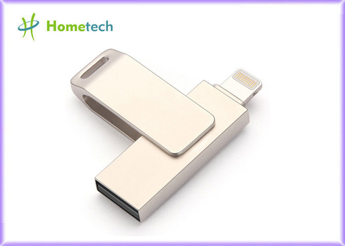 Yüksek Hızlı Cep Telefonu USB Flash Sürücü / OTG USB Flash Sürücüler, IPhone için, Gümüş Renkli