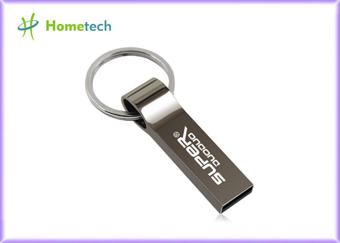 Başparmak Şekli Metal USB Memory Stick 32 GB 64 GB 128 GB Gümüş Renk Anahtar Chian Ile