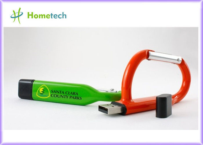 32GB Metal başparmak götürmek anahtar USB 2.0 Flash bellek parmak sıçramak götürmek yeşil / kırmızı / gümüş
