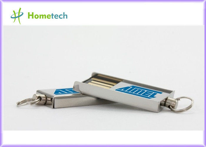 Süper İnce Alüminyum Alaşım 8GB Meydanı Mini USB Bellek Küçük Hediye USB Sürücü