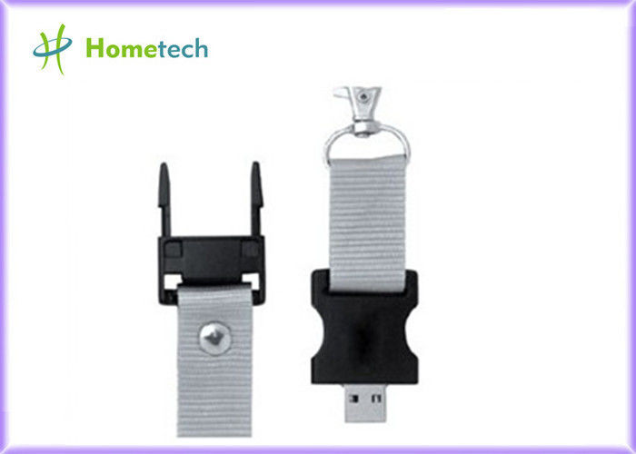 Beyaz özelleştirme İpi USB Flash Yüksek Kapasiteli Dosya Transferi Sürücüler
