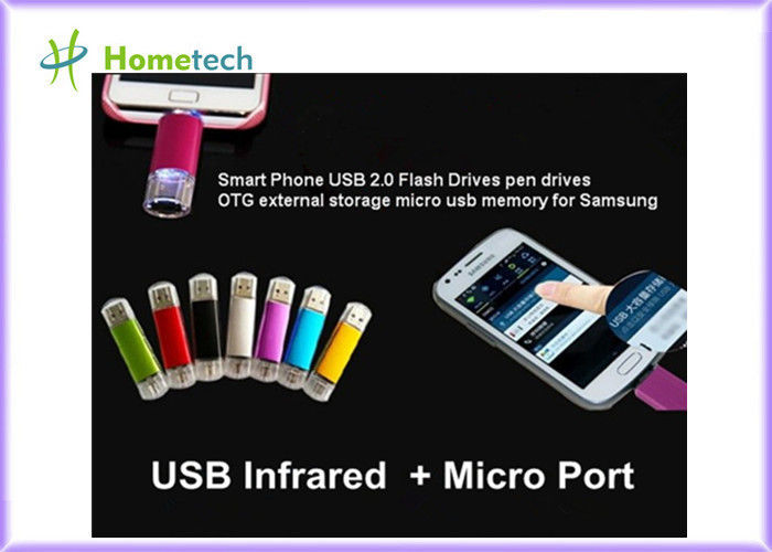 32GB Yüksek Hızlı OTG Cep Telefonu USB Flash Sürücü / Mavi U Disk